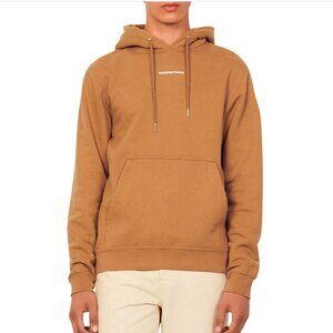 Sandro Embroidered Logo Camel Hoodie Mens Size Large NWT